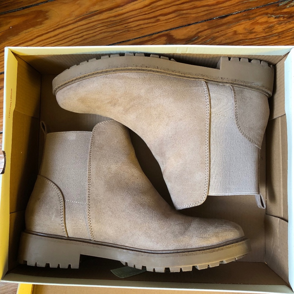 Esprit Selma Chelsea Boot, Taupe Grey, Size 7.5